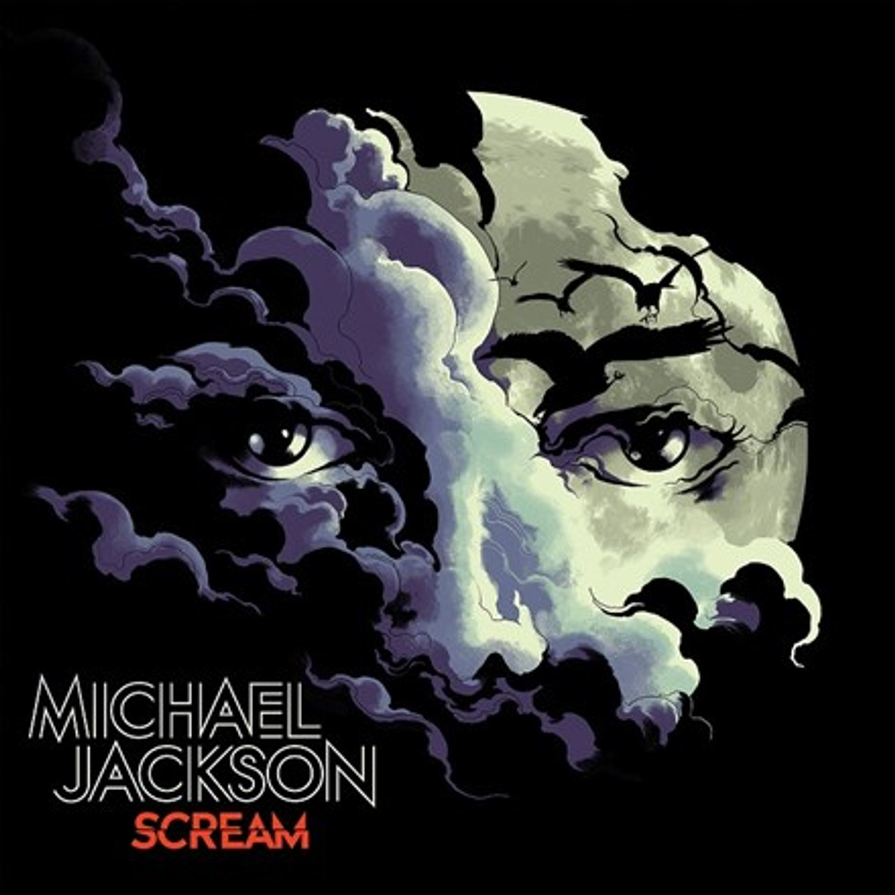 Michael Jackson – Scream (2 LP Glow In The Dark & Blue Translucent Vinyl)