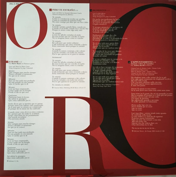 Andrea Bocelli – Amore (2 LP red vinyl) - Imagen 6