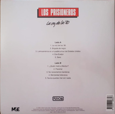 Los Prisioneros – La Voz De Los 80s (Vinilo Rojo) - Imagen 2