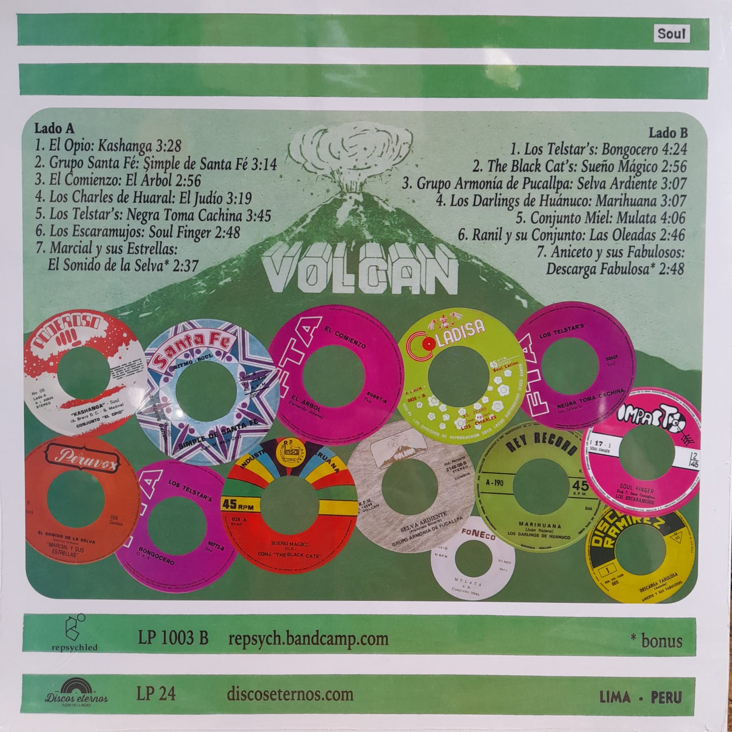 Varios Artistas – Ayahuasca: Cumbias Psicodélicas Vol. 1 (Vinilo Transparente & Splatter Multicolor) - Imagen 2