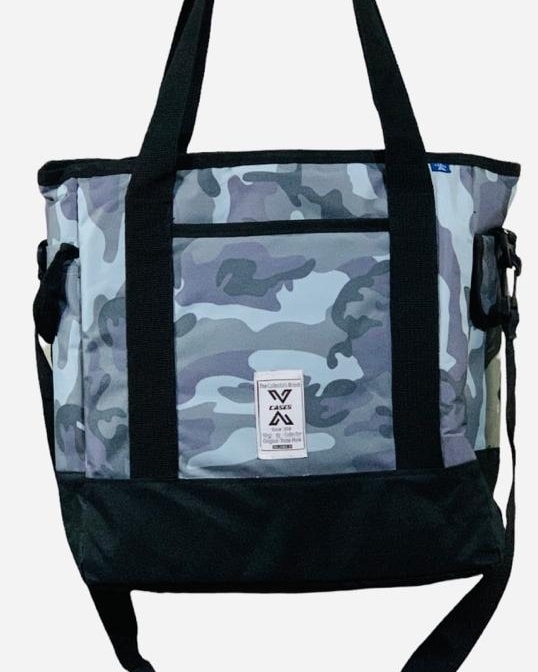 X-Cases - Morral Para Vinilos (Color Camuflado Blanco)