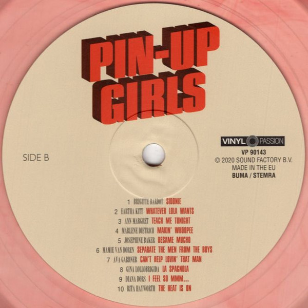 Varios Artistas – Pin-Up Girls Vol. 1: Too Hot To Handle (Pink Vinyl) - Imagen 3