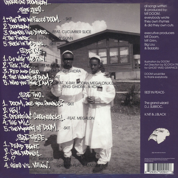 MF Doom – Operation Doomsday (2 LP) - Imagen 2