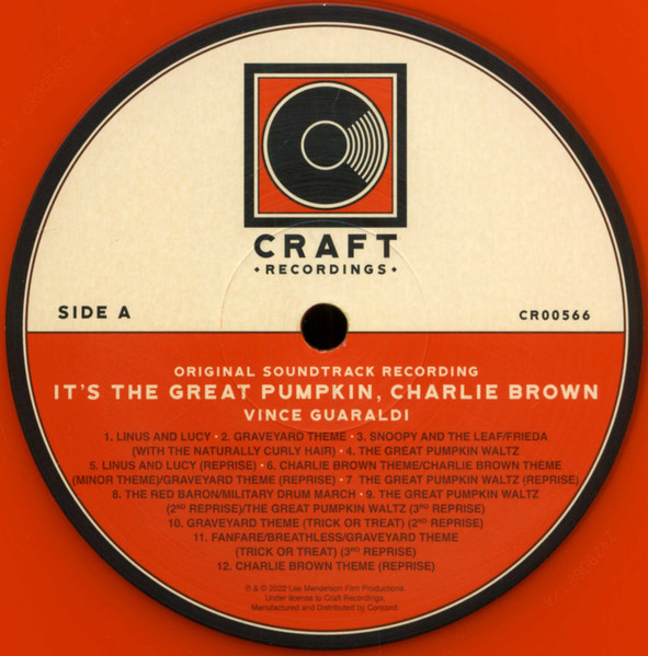 Vince Guaraldi - It's The Great Pumpkin Charlie Brown (Pumpkin shaped orange clear vinyl) - Imagen 4