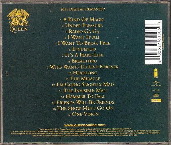 Queen – Greatest Hits II (CD) - Imagen 2