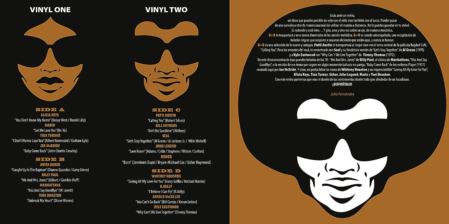 Varios Artistas – Black & Ballads (Black & White Vinyl) - Imagen 3