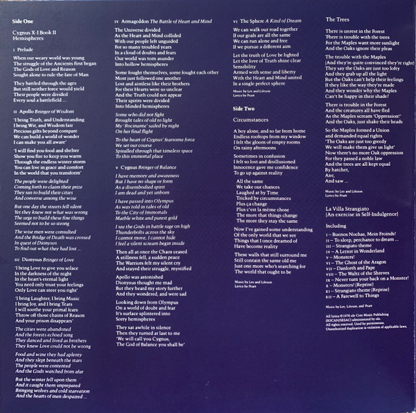 Rush – Hemispheres - Imagen 2