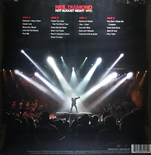 Neil Diamond – Hot August Night / NYC (2 LP) - Imagen 2