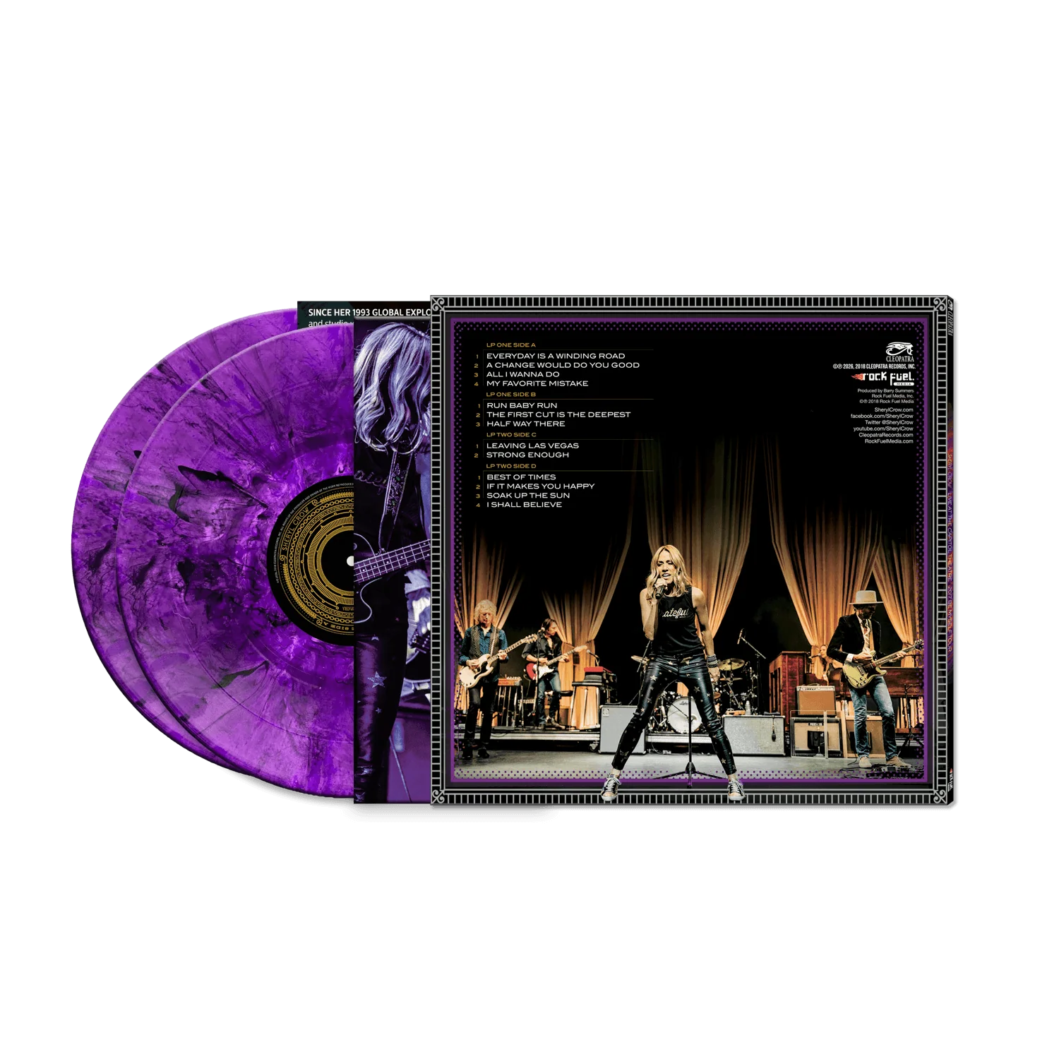 Sheryl Crow – Live At The Capitol Theatre 2017 Be Myself Tour (2 LP purple marbled vinyl) - Imagen 3