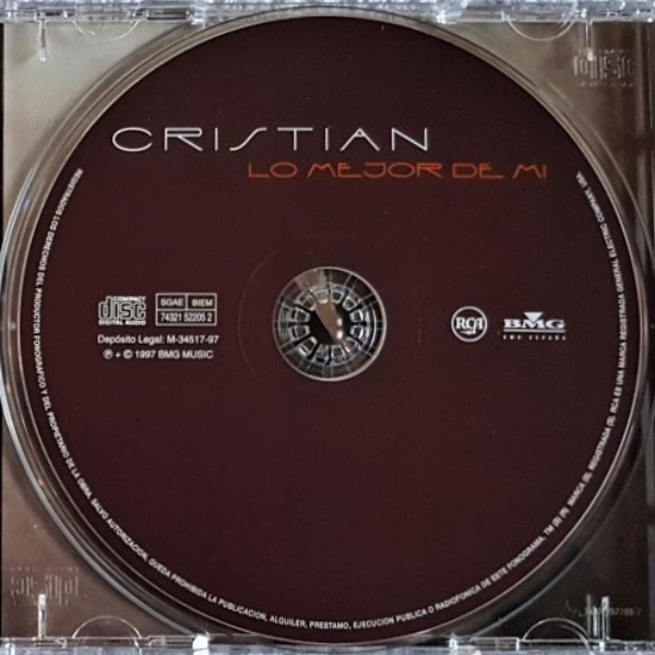 Cristian Castro – Lo Mejor De Mi (CD) - Imagen 4