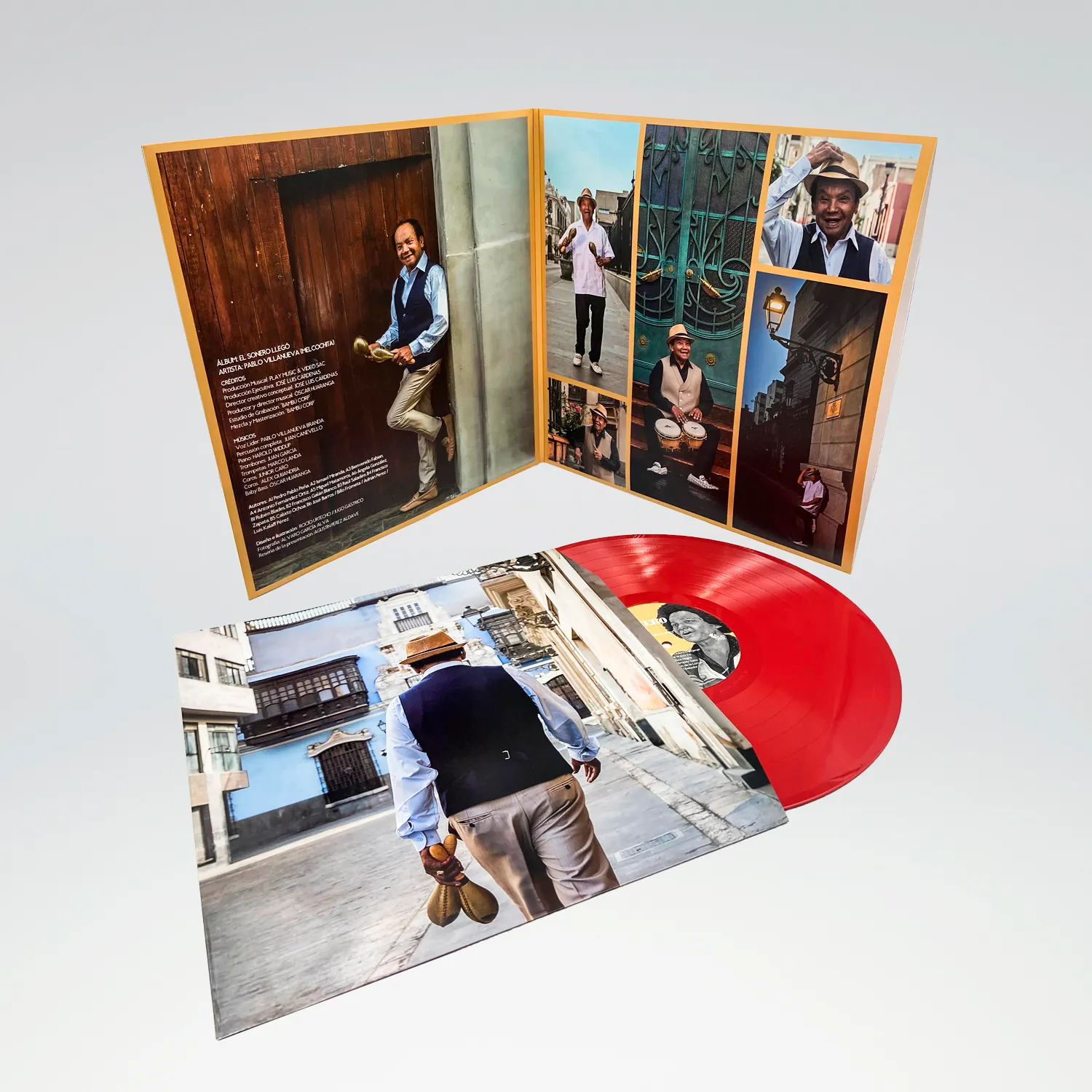 Pablo Villanueva "Melcochita" - El Sonero Llegó (Vinilo Rojo) - Imagen 3