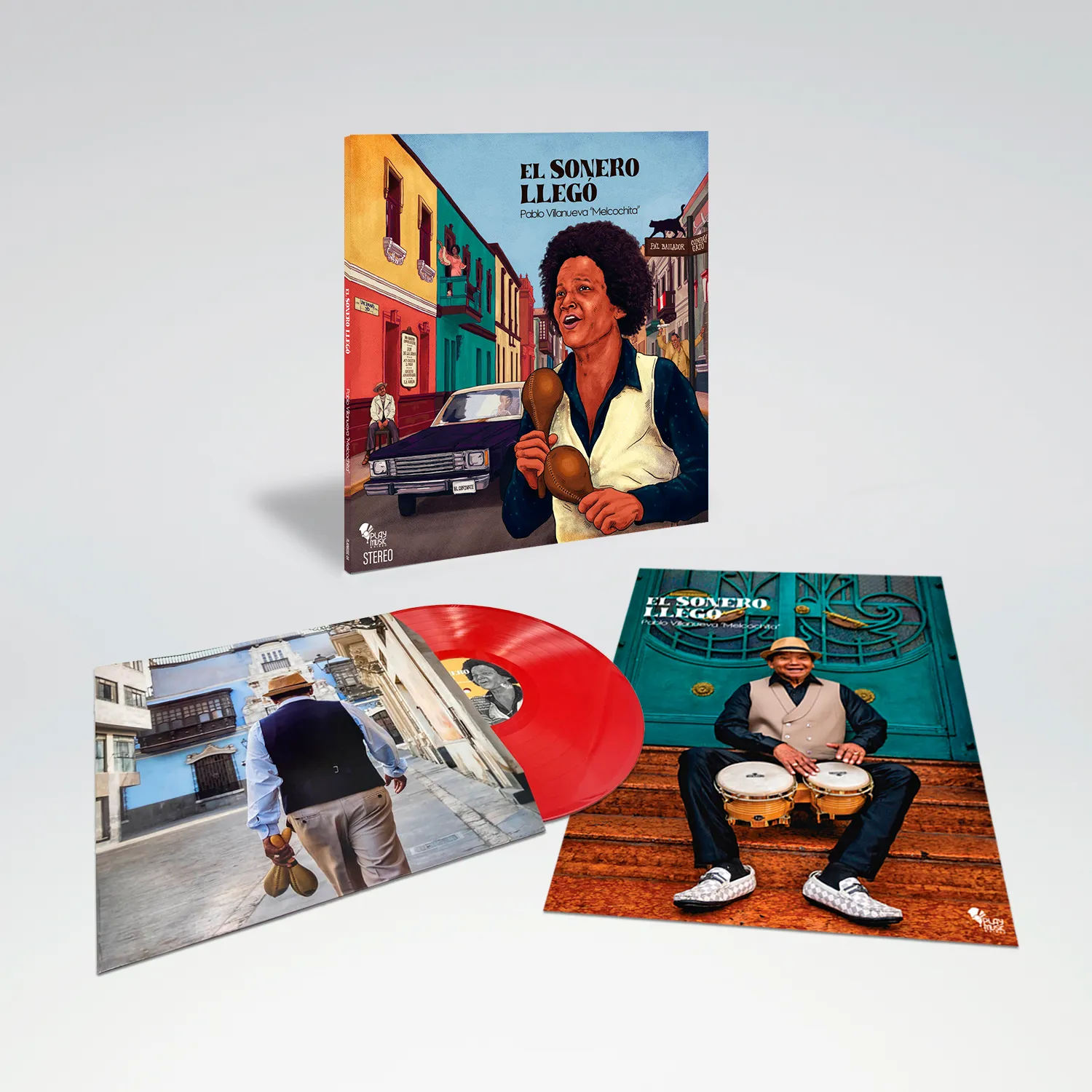 Pablo Villanueva "Melcochita" - El Sonero Llegó (Vinilo Rojo) - Imagen 4