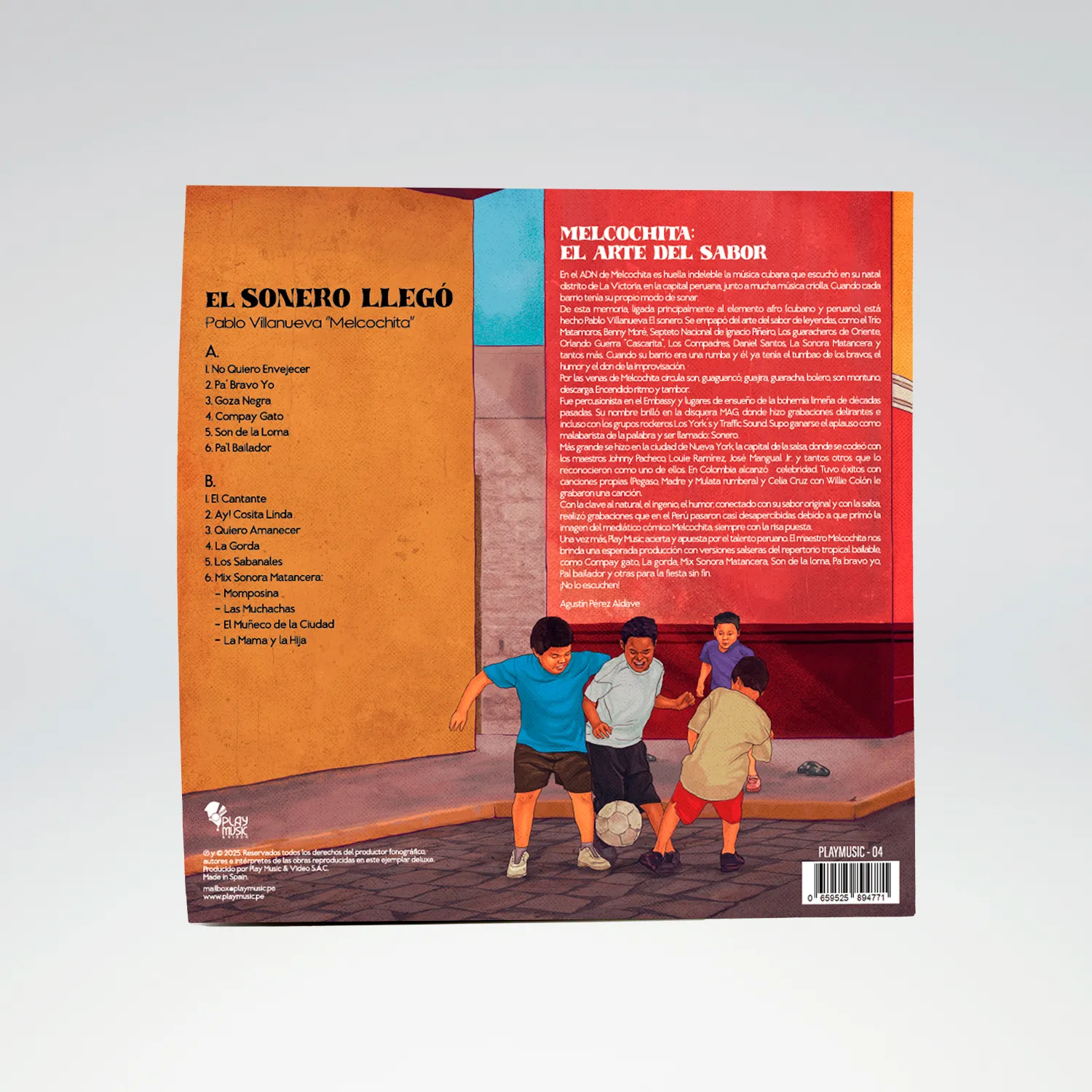 Pablo Villanueva "Melcochita" - El Sonero Llegó (Vinilo Rojo) - Imagen 6