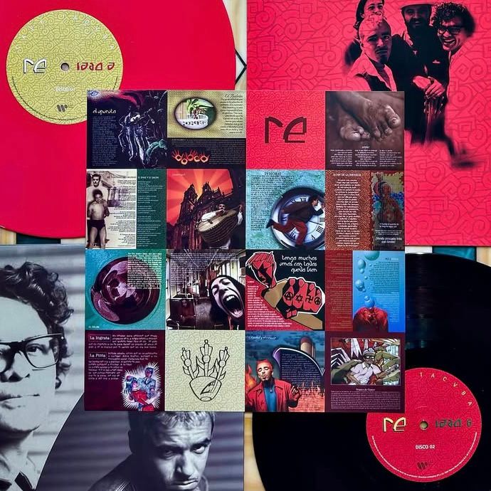 Café Tacuba - RE (30 Aniversario 2 LP vinilos rojo y negro) - Imagen 5