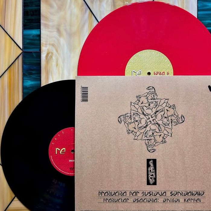 Café Tacuba - RE (30 Aniversario 2 LP vinilos rojo y negro) - Imagen 4
