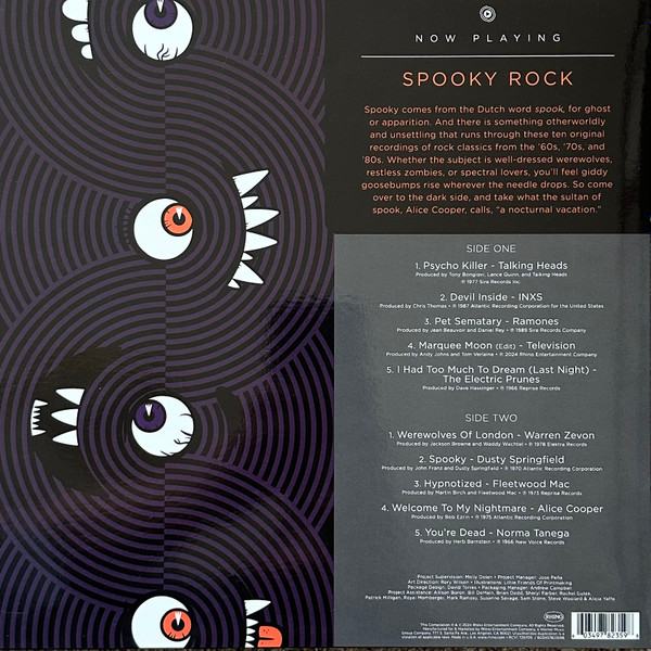Varios Artistas - Now Playing: Spooky Rock (Orange Vinyl) - Imagen 3