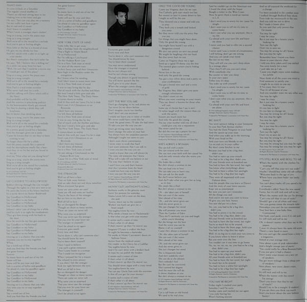 Billy Joel - Greatest Hits Volume I & II (2 LP) - Imagen 3