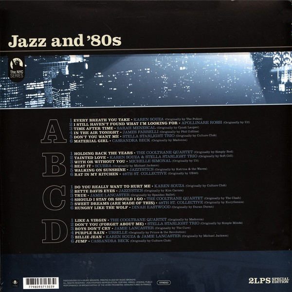 Varios Artistas - Jazz And 80's (2 LP clear vinyl) - Imagen 3