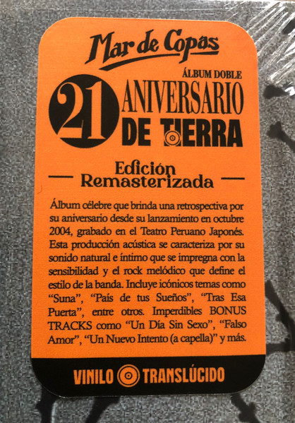 Mar De Copas – De Tierra (2 LP Vinilo Traslúcido) - Imagen 8