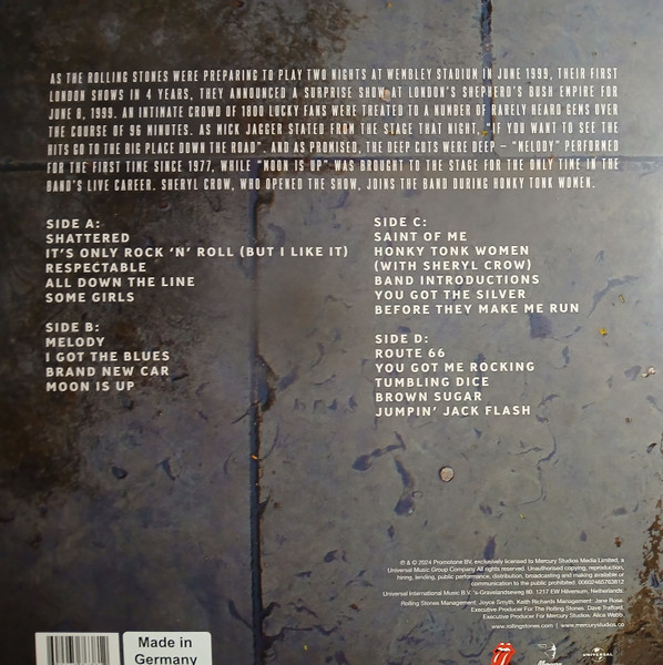 The Rolling Stones - Welcome to Shepherd's Bush (2 LP) - Imagen 4