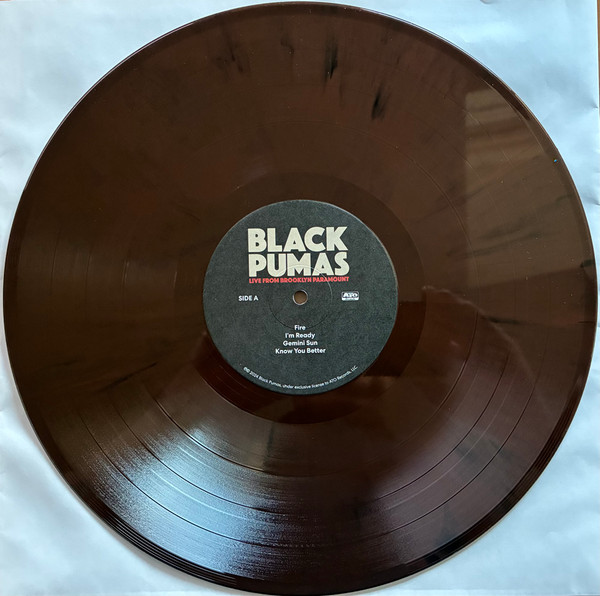 Black Pumas - Live From Brooklyn Paramount (2 LP brown vinyl) - Imagen 5