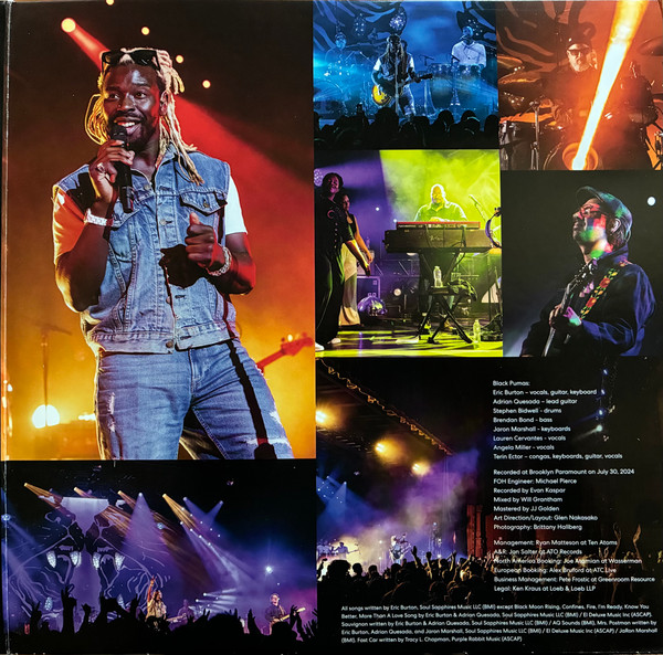Black Pumas - Live From Brooklyn Paramount (2 LP brown vinyl) - Imagen 3