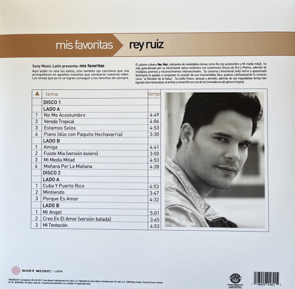 Rey Ruiz - Mis Favoritas (milky clear vinyl) - Imagen 4
