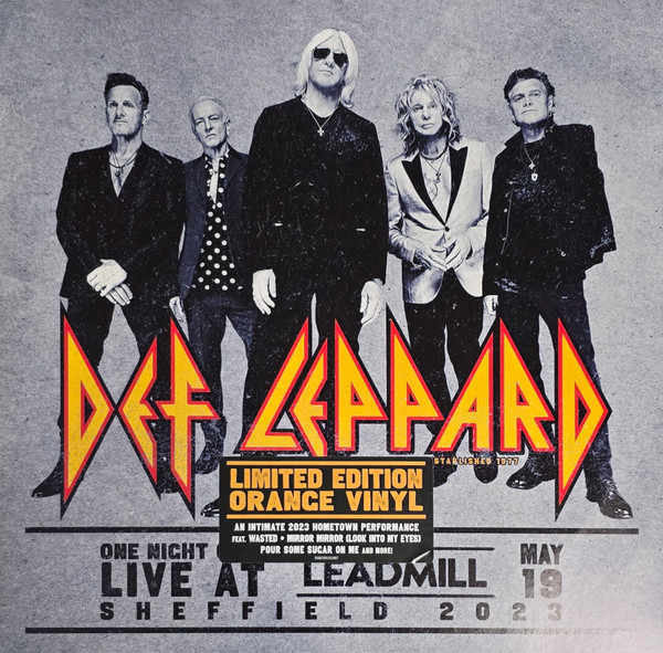 Def Leppard - One Night Only: Live At The Leadmill 2023 (2 LP Orange Vinyl)