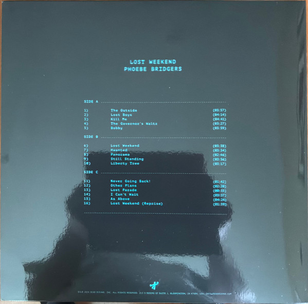 Phoebe Bridgers - Lost Weekend (Rogue Planet / Green Glow in the Dark Splatter Vinyl) - Imagen 3