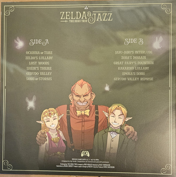The Deku Trio - Zelda & Jazz (green vinyl) - Imagen 2