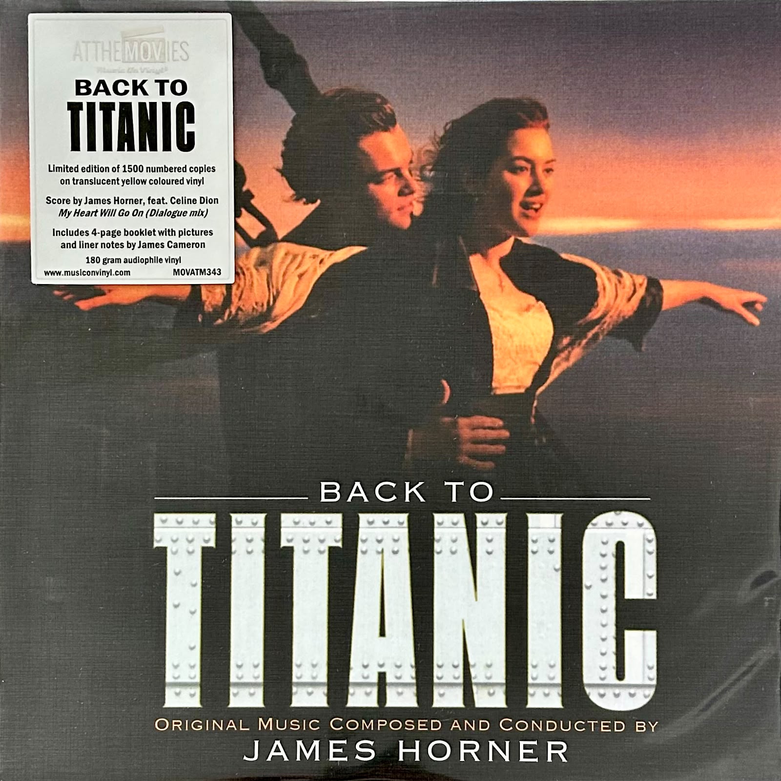 James Horner - Soundtrack Titanic (2 LP yellow vinyl)