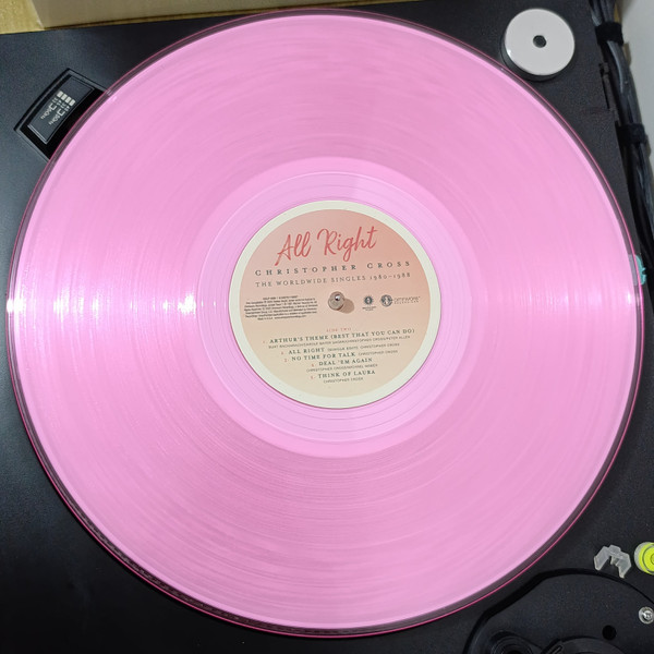 Christopher Cross - All Right: The Worldwide Singles 1980-1988 (2 LP pink and green vinyl) - Imagen 4