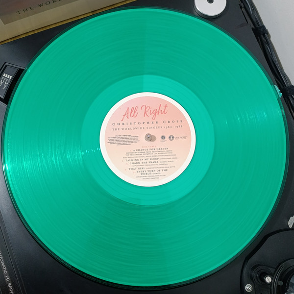 Christopher Cross - All Right: The Worldwide Singles 1980-1988 (2 LP pink and green vinyl) - Imagen 5